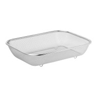 Escorredor 29,5cm Por 21,5cm Multiuso Aço Inox Medio
